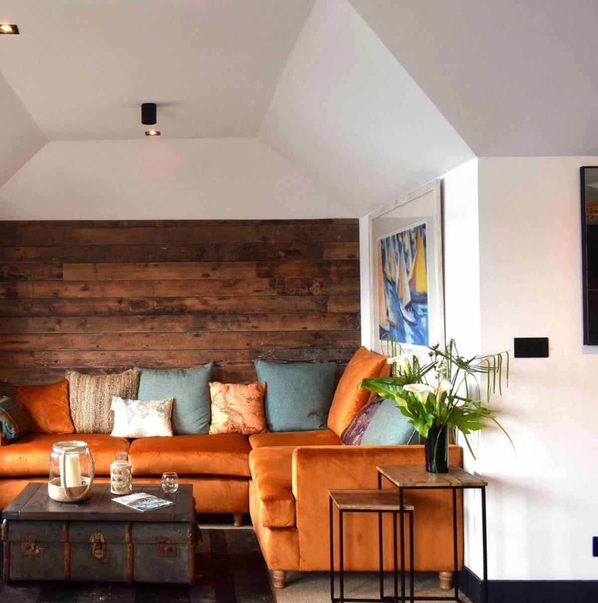 Stunning Waterfront Apartment With Spectacular Views & Parking At 'Captains Loft' Falmouth Bagian luar foto